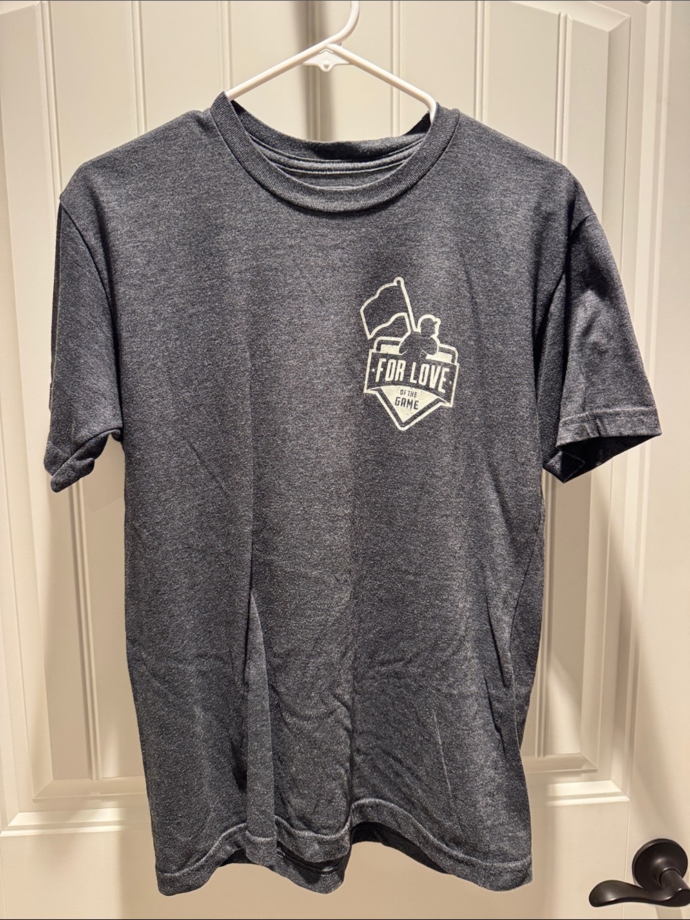 Baseballism For Love Graphic T-Shirt - Charcoal Men’s Medium